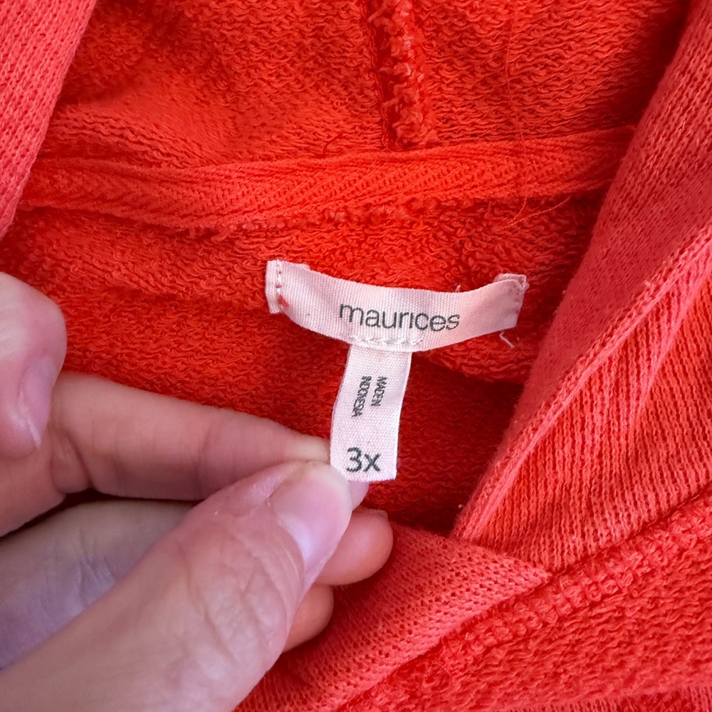Maurices Women's Terrycloth Hoodie - Picture 3 of 5